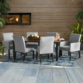 Better Homes & Gardens Ellington 7-Piece Upholstered Sling Outdoor Dining Set
