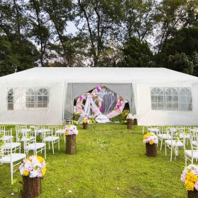 Costway 10'x30' Outdoor Party Wedding Tent Canopy Heavy duty Gazebo